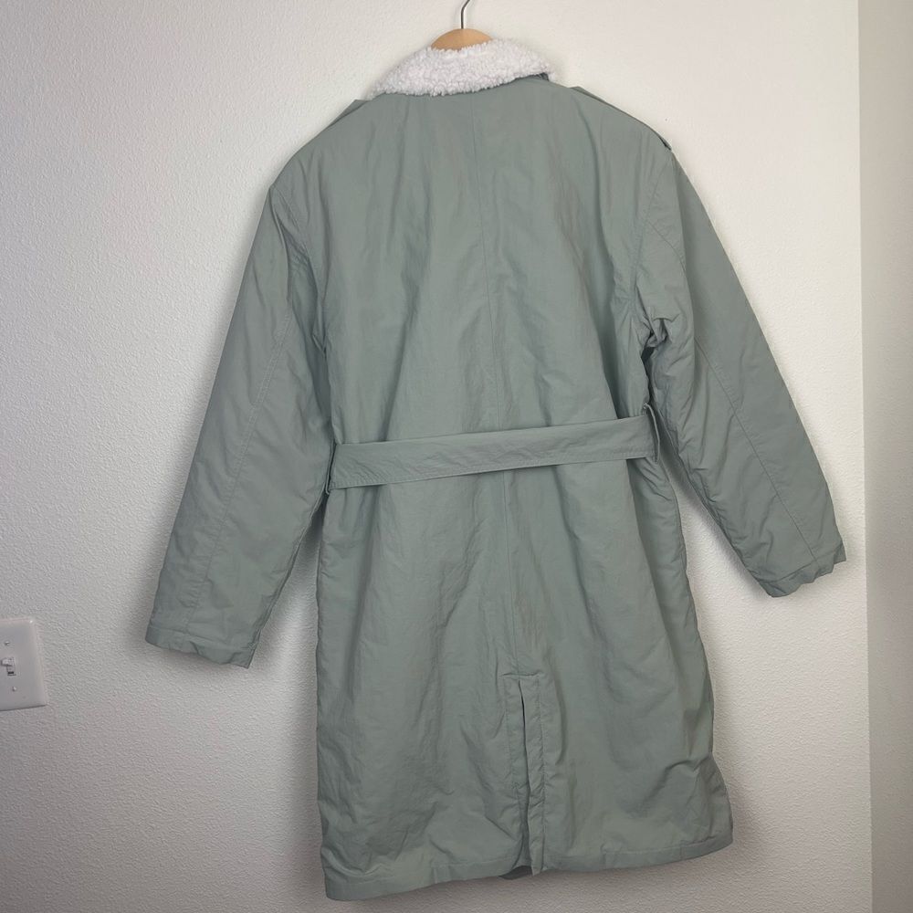 Forever 21 Double-Breasted Belted Trench Coat M - Picture 8 of 8